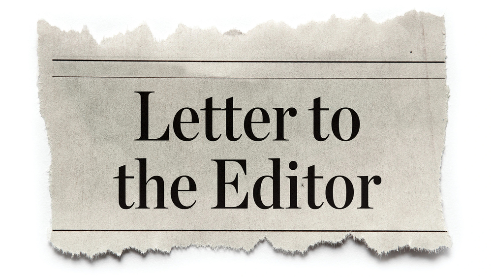 "Letter to the Editor" printed on newsprint